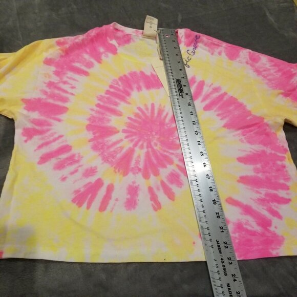 I Stole My Boyfriend's Shirt Pacific Grove Pink Tie-Dye T-Shirt One Size New - Picture 5 of 9